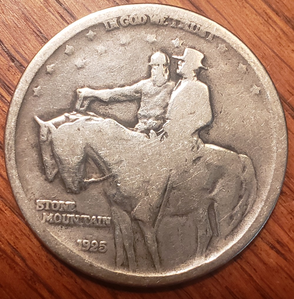 1925-Stone-Mountain-Half---Circulated---Grade?